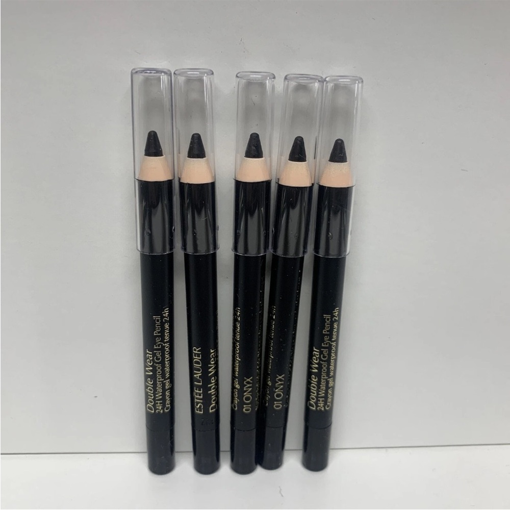 5X Estee Lauder Double Wear Stay-in-Place Eye Pencil 01 Onyx Travel Size